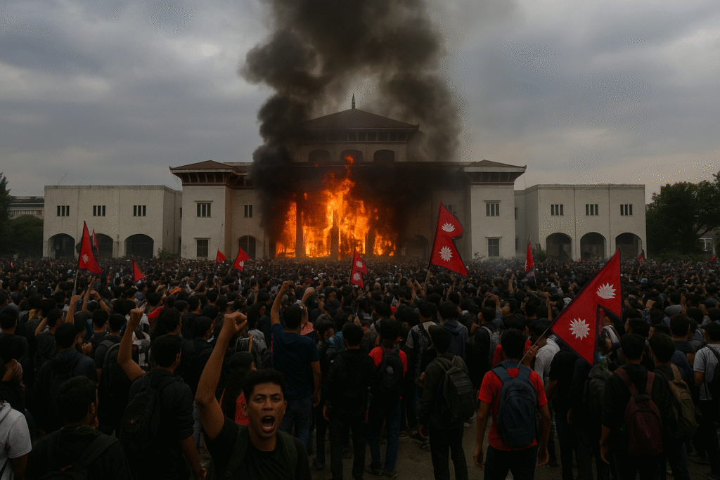 Bloody Crackdown in Nepal: 19 Dead, 100+ Injured in Gen-Z Protests