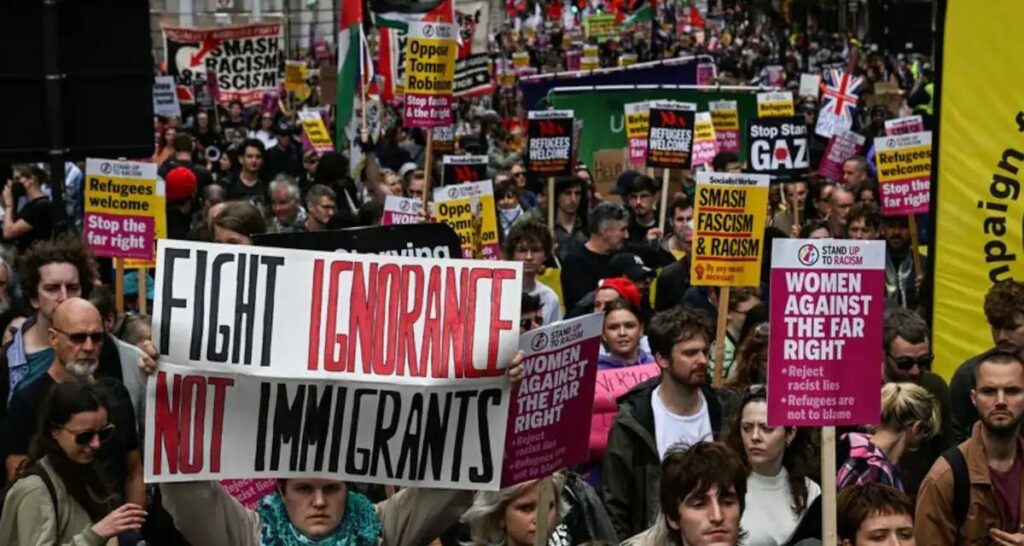 Explosive UK Protest 2025: 150,000 March in London Anti-Immigration Rally That Shook Britain