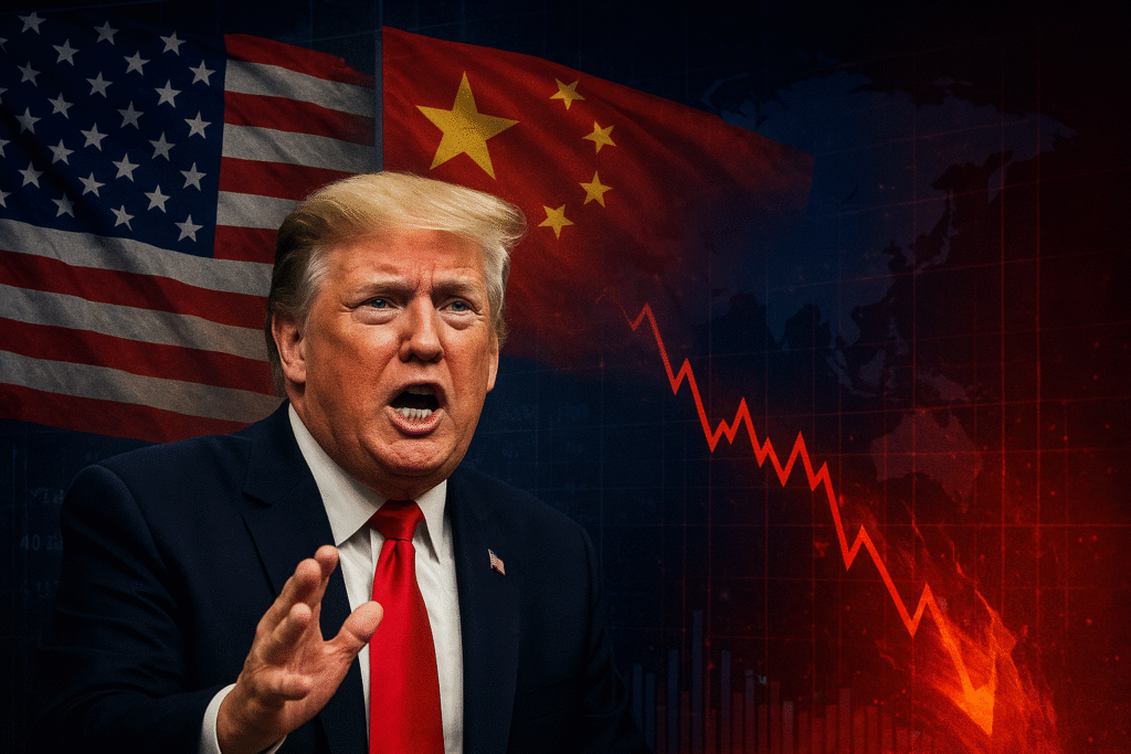 TRUMP DROPS AN ECONOMIC BOMB ON CHINA AND GLOBAL MARKETS SHAKE, INDIA WATCHES CLOSELY
